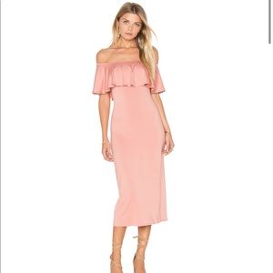 Rachel Pally X Revolve Ruffle Midi Dress in Dusty
